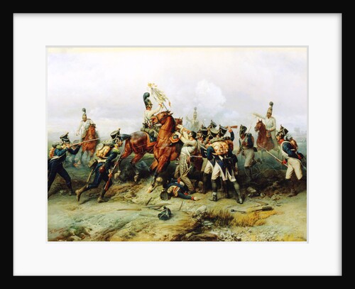 The Exploit of the Mounted regiment in the Battle of Austerlitz, 1884 by Anonymous