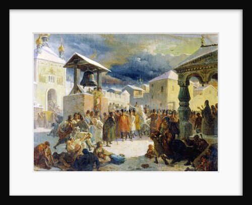 The Veche in the republic of Novgorod, 1861 by Anonymous
