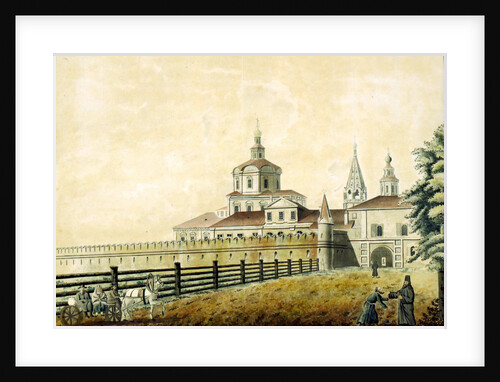 The St. Andronik Monastery in Moscow, 1780s by Anonymous