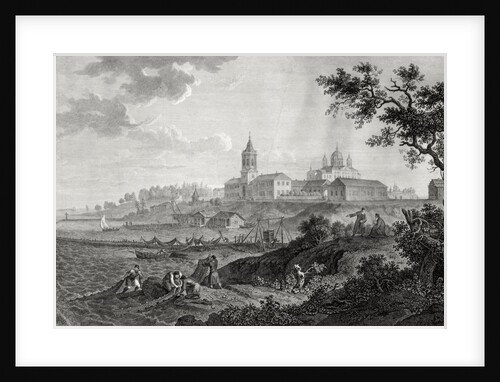 The Konevsky Monastery of Nativity of Virgin in Konevets, 1812 by Anonymous