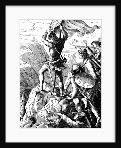 Otto I of Bavaria prevents a defeat of Emperor near Verona, 1840 by Anonymous