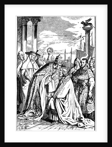 Frederick I Barbarossa and Pope Alexander III in Venice, 1840 by Anonymous