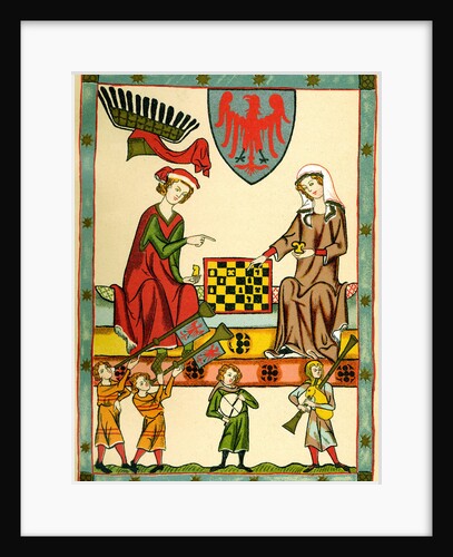 Margrave Otto IV of Brandenburg Playing Chess by Anonymous