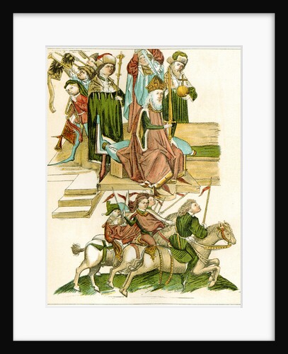 Frederick I receives Brandenburg, 15th century by Anonymous