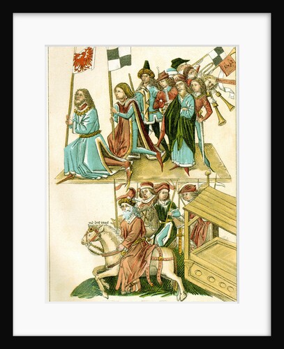 Frederick I receives Brandenburg, 15th century by Anonymous