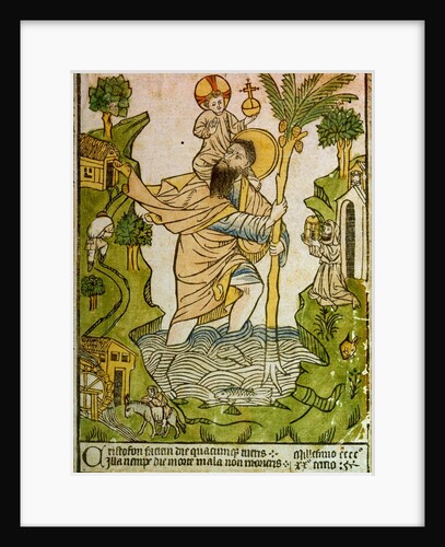 Saint Christopher, 1423. by Anonymous