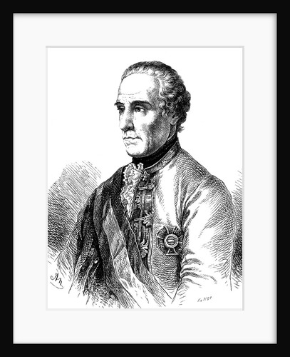 Portrait of Field Marshal Baron Ernst Gideon von Laudon, 1861 by Anonymous