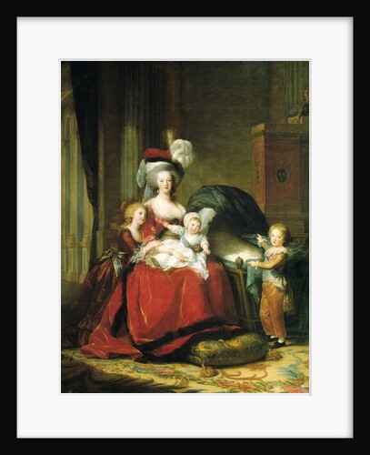 Marie Antoinette and her children, 1787 by Anonymous
