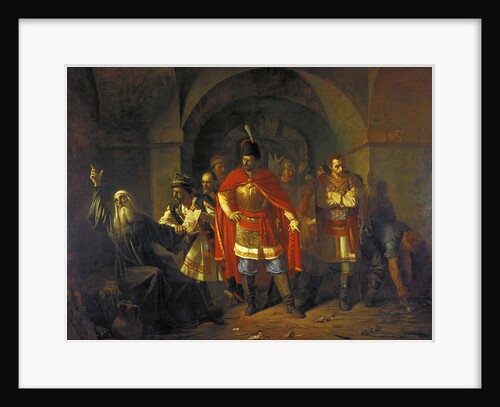 Patriarch Hermogenes refusing to bless the Poles, 1860 by Anonymous