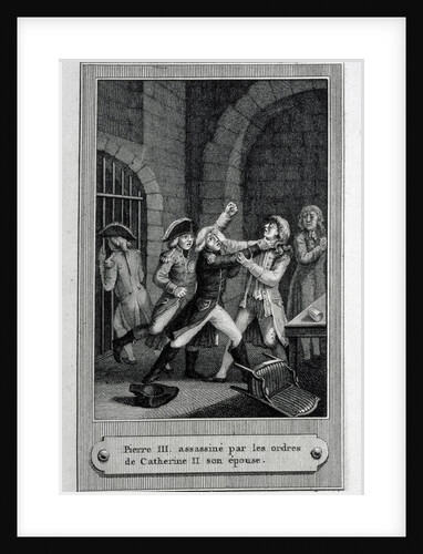 The Assassination of Emperor of Russia Peter III Fyodorovich on 17th July 1762, 18th century by Anonymous