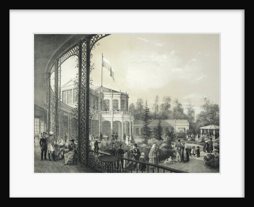 The Railway station in Pavlovsk, 1840-1850 by Anonymous