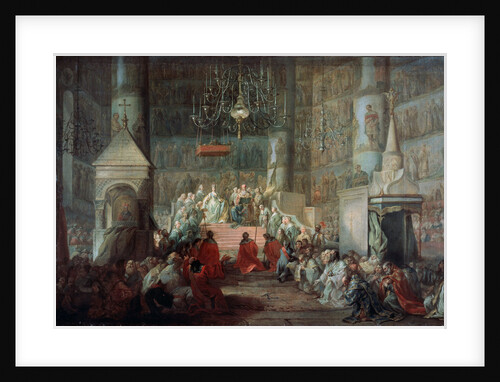 The Coronation of the Empress Catherine II of Russia on 12th September 1762, 1777 by Anonymous