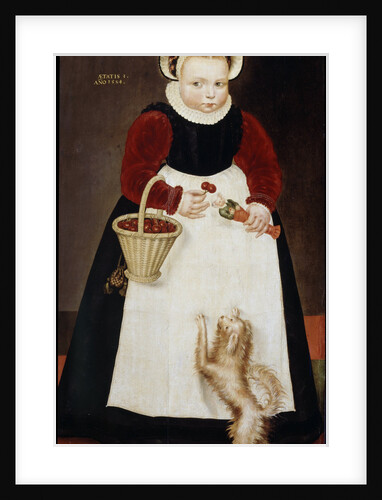 Portrait of a young girl, 1584 by Anonymous