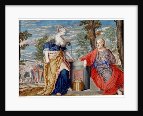 Christ and Samaritan woman at Jacobs Well by Anonymous