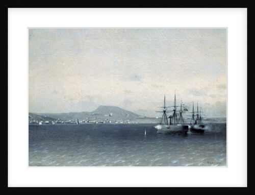 The Turkish Fleet bombed the town of Feodosiya in 1878, 1878 by Anonymous