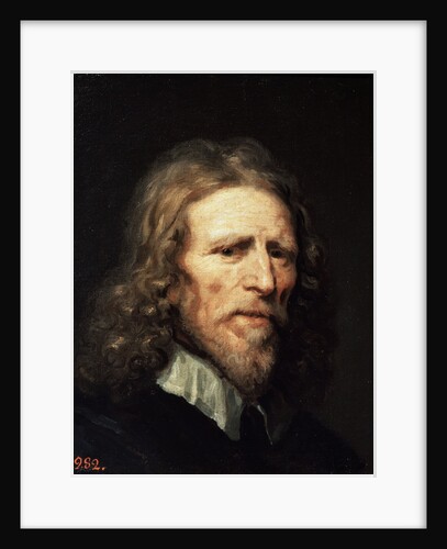 Portrait of Abraham van der Doort, before 1640 by Anonymous