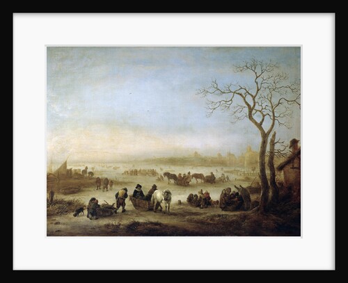 Frozen Lake, 1648 by Anonymous