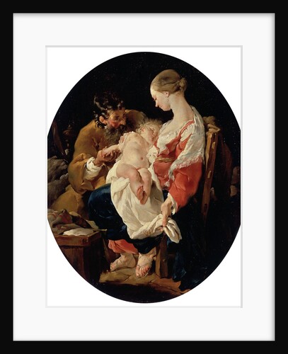 The Holy Family, 18th century by Anonymous