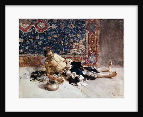 Opium smoker, 1869 by Anonymous