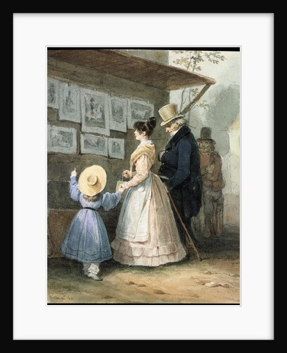 At the seller of engravings, 1831 by Anonymous