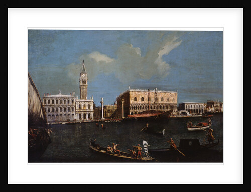 Grand Canal, Piazzetta and Doges Palace in Venice, 18th century by Anonymous