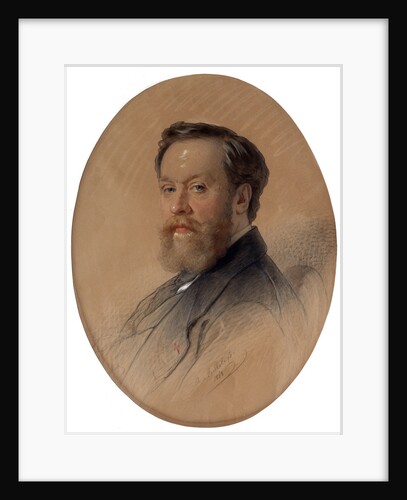Portrait of the marshal of the nobility V.Y. Tulinov, 1868 by Anonymous