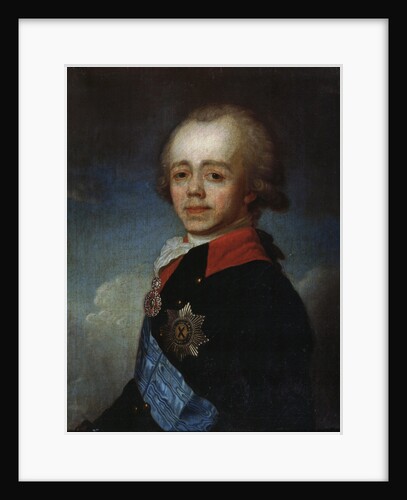 Portrait of Grand Duke Pavel Petrovich,, late 18th century by Anonymous