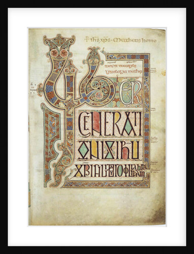 The Lindisfarne Gospels, 715-721 by Anonymous