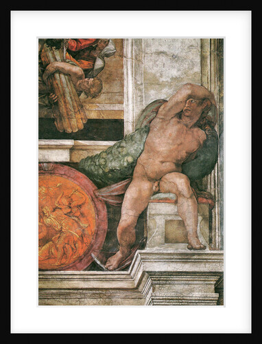 Detail of the Sistine Chapel ceiling in the Vatican, 1508-1512 by Anonymous