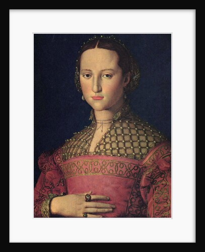 Portrait of Eleanor of Toledo (1522?1562), wife of Grand Duke Cosimo I de Medici, c1545 by Anonymous
