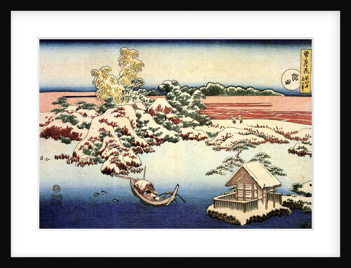 Snowscape by the Sumida River, c1832 by Anonymous