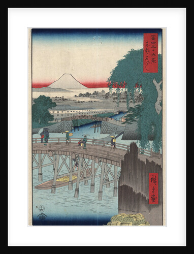 Ichikobu Bridge, 1858 by Anonymous