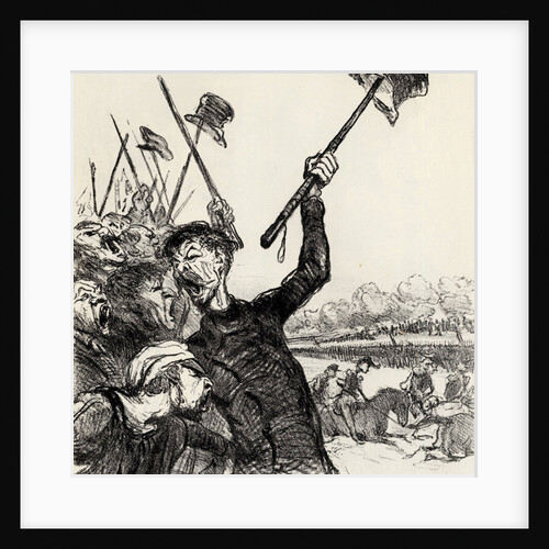 Ratapoil and his staff: Long live the Emperor!, 1851 by Anonymous