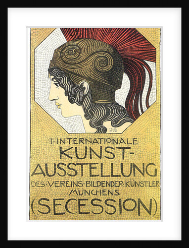 Plakat to the first international exhibition of art, Secession, 1893 by Anonymous
