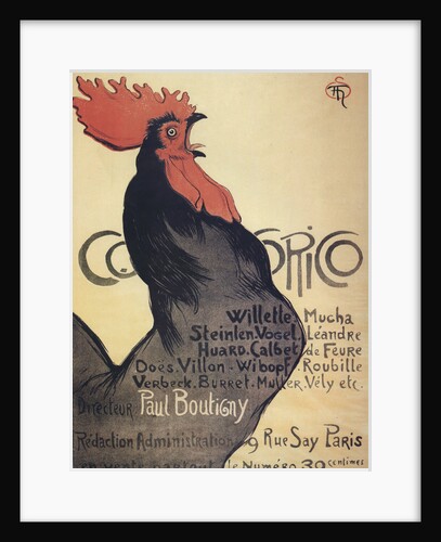 Cocorico, poster, 1899 by Anonymous