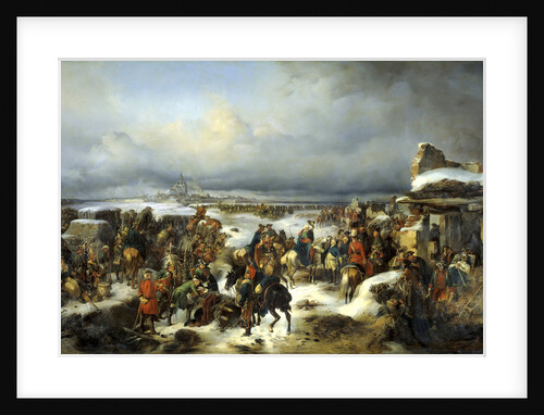 The capture of the Prussian fortress of Kolberg on 16th December 1761, 1852 by Anonymous