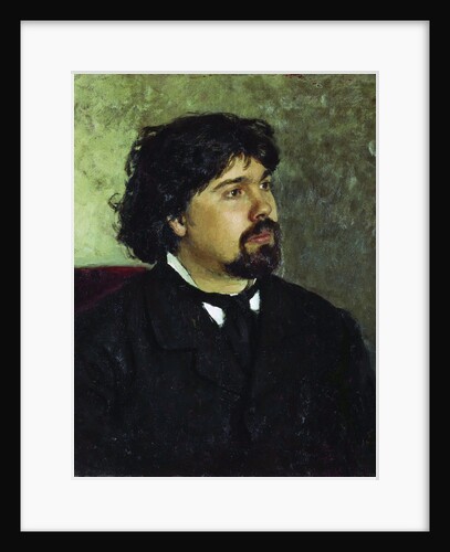 Portrait of the artist Vasily Surikov,, 1885 by Anonymous