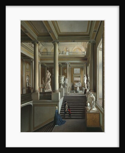 Main staircase of Fine Arts Academy in St. Petersburg, 1830 by Anonymous