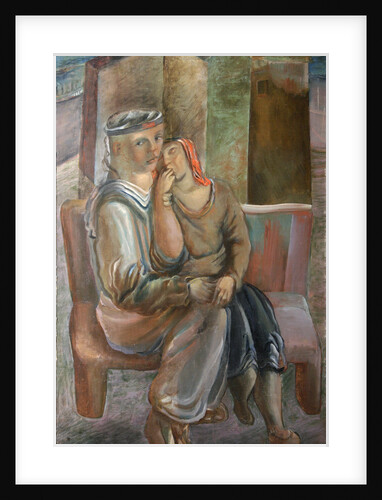 Sailor with Girl, 1920s by Anonymous