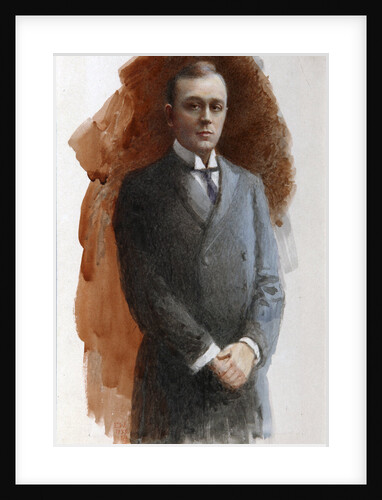 Portrait of the opera singer Leonid Vitalyevich Sobinov (1872?1934), 1934 by Anonymous