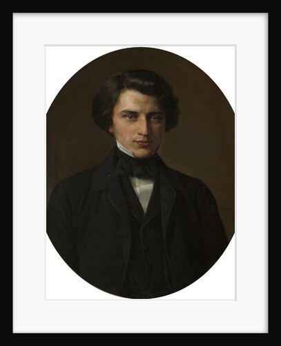 Portrait of the poet  Vladimir Zhemchuzhnikov,, 1854 by Anonymous
