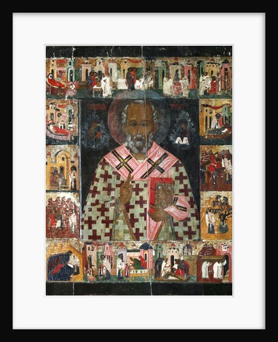 Saint Nicholas with Scenes from His Life, 16th century by Anonymous