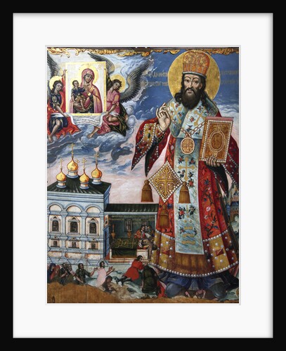 Saint Dimitry of Rostov, second half of the 18th century by Anonymous