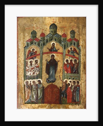 The Protection of the Mother of God (Pokrov), early 15th century by Anonymous
