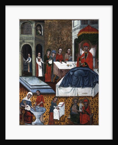 The Nativity of the Virgin, middle of 17th century by Anonymous