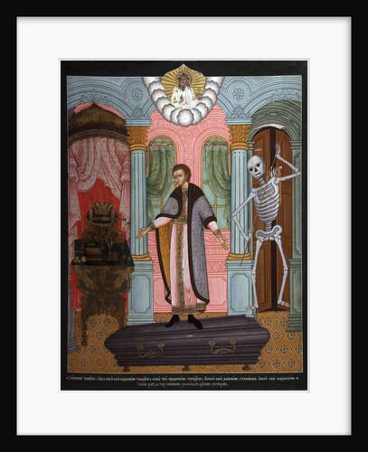 Mortal man (Parable), early 18th century by Anonymous