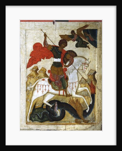 Saint George and the Dragon, early 16th century by Anonymous