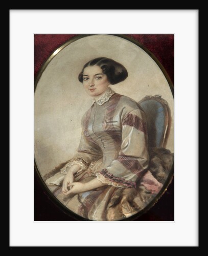 Portrait of the writer Avdotya Panayeva, by Anonymous