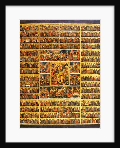 Year Calendar with the Scenes of the Passion of the Christ, second half of the 19th century by Anonymous
