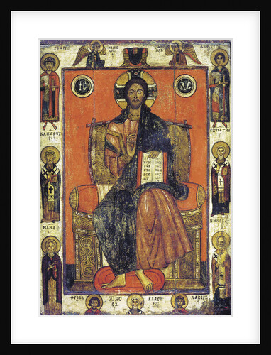 The Saviour Enthroned with Selected Saints, end of 13th - early 14th century by Anonymous